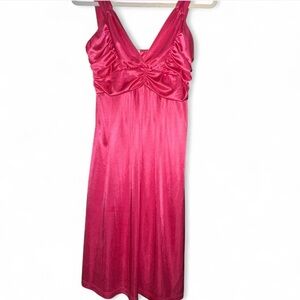 Elegant Pink Sleeveless Dress